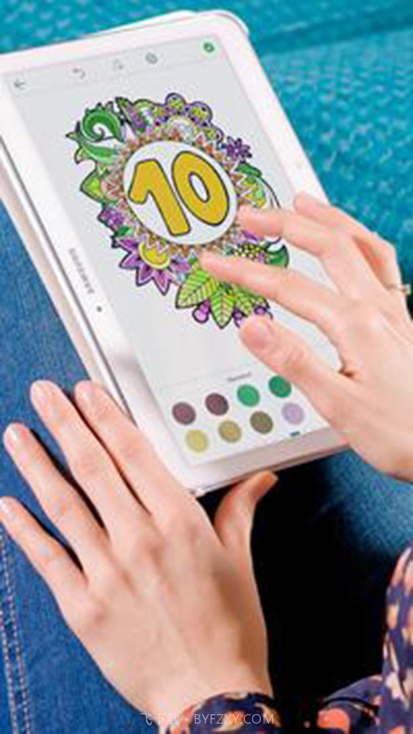 成人数字涂色书app截图1